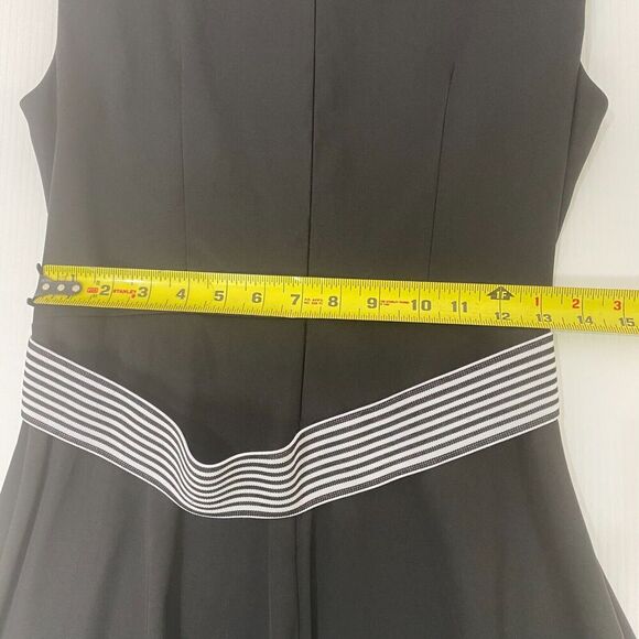 Annected Apparel Women's Black Mini Dress Sleeveless Zipper Size 10 Petite - Picture 9 of 13